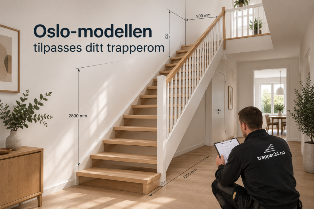 billig trapp tilpases trapperom