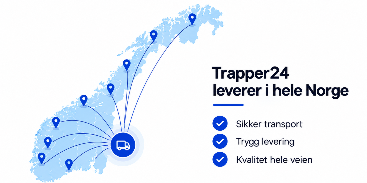 levering i hele Norge